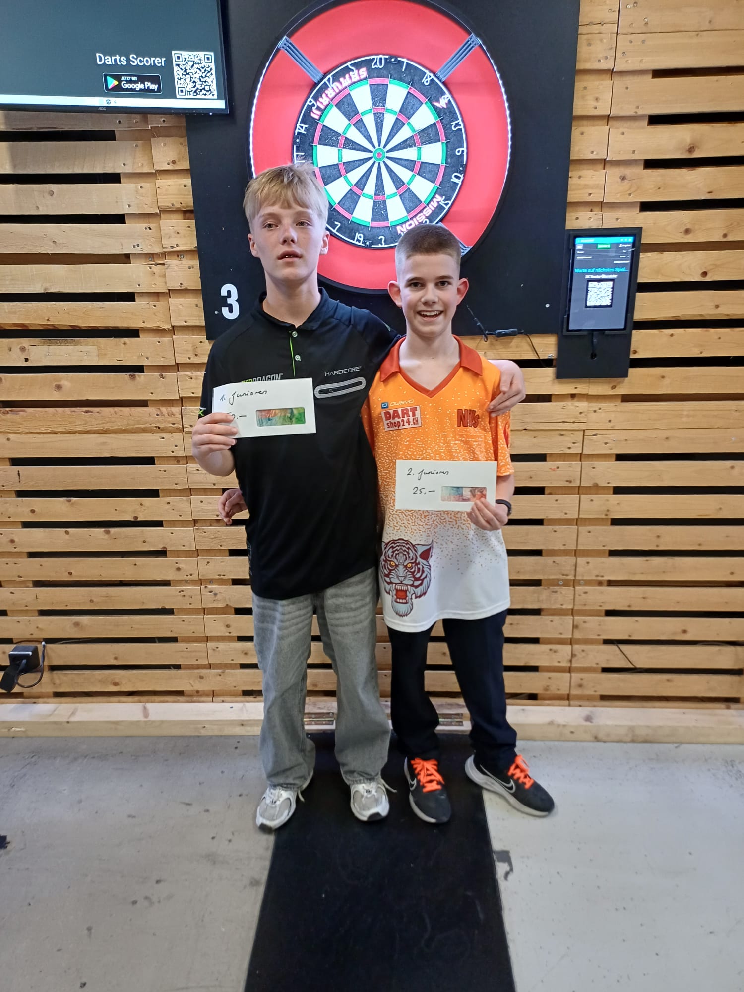Nordwest Open 2026 - Finale Jugend: Lukas Schneider (Sieger) und Nils Kessler